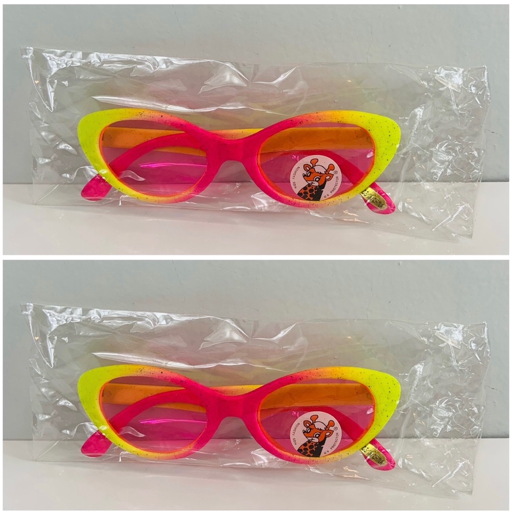 Brand New Bundle of Two (2) Pairs of Toddler Girls Sunglasses